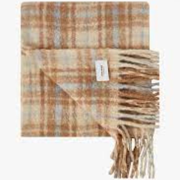 Karly Brushed Plaid Scarf - Picture 2 of 9